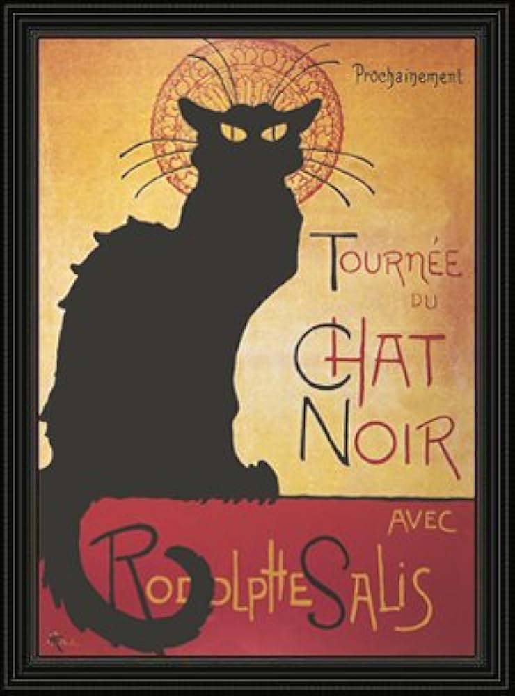 Tournee du Chat Noir 刺繍 額装 Tournee du Chat Noir 刺繍 額装 - メルカリ