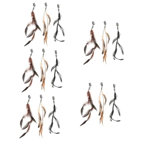 Barrette de plume pour extensions et dreadlocks MAGICLULU | Lot de 30 pièces