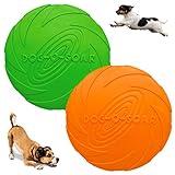 🐶【Doppelseitiges Design】 Die Größe des Hundefrisbees beträgt 15 cm, was sich sehr gut zum Trainieren von Haustieren oder zum Spielen mit ihnen eignet. Die konkave Oberfläche des Hundefrisbees kann verwendet werden, um Futter oder Wasser zu halten, um die körperliche Stärke des Haustieres zu ergänzen