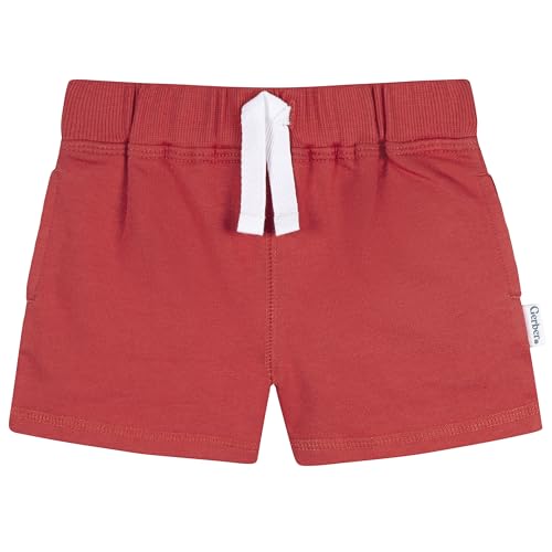 Image of Gerber Baby Boys' 3-Pack Pull-on Knit Shorts