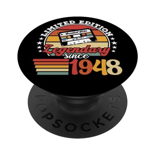 Fiesta de cumpleaños nacido en 1948. Año de cumpleaños 1948 PopSockets PopGrip Intercambiable