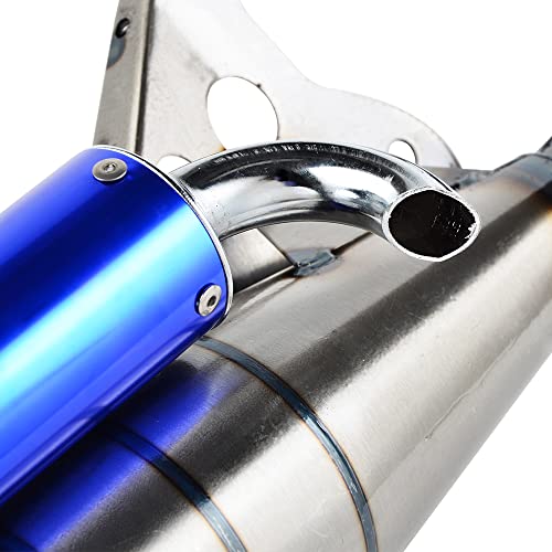 NICECNC Scooter Esfregão Sistema de Escape Tubo Silenciador Compatível com todos os modelos Yamaha B