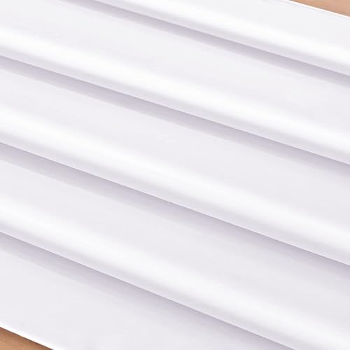 Miniatura 2 de Socomi Camino de mesa de gasa blanca de 10 pies, 29 x 120 pulgadas, camino de boda, decoración de Acción de Gracias, Navidad, despedida de soltera