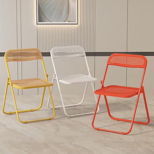 Chaise pliante métal ePP confortable utilisation intérieure extérieure maison - 5