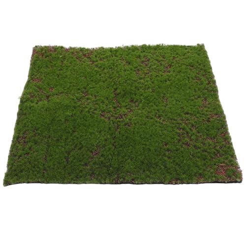 GRIRIW Alfombra de Césped Artificial Resistente y Térmica para Patios y Jardines Musgo Falso Decorativo Duradero y Fácil de Instalar para Exteriores Interiores