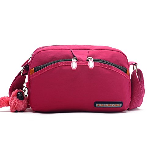 Sac de messager en nylon casual pour femme et mini sac à bandoulière discret