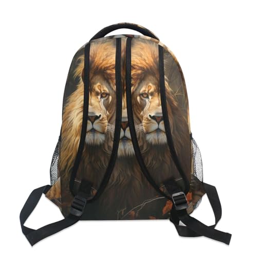Sac à dos lion étanche avec compartiment PC portable et multiples poches