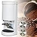 Strumento Pressino per caffè Espresso,Regolazione Pressione 5-30kg,1-3 Impostazioni di Pressatura,Tamper Facile da Pulire,Tamper Caffe 58mm,Pressatura Uniforme/Compatta White immagine
