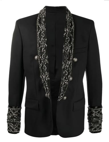 Men's Blazer Formal Business Casual Wedding Groom Suit Jacket3