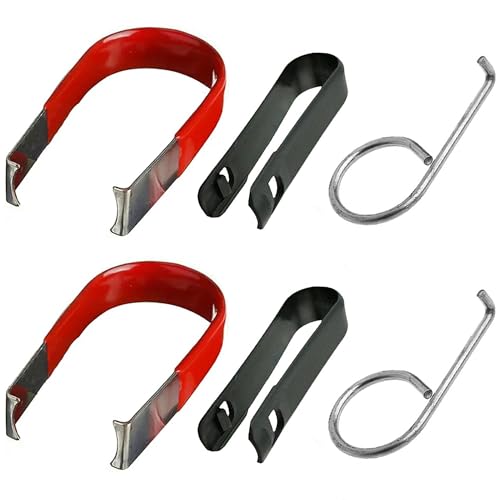 ANBOO 6 Pcs Extracteur De Capuchon De Boulon De Roue, Voiture Couvre l'outil d'extraction, Outil Demontage pour Couvre-écrous pour Retirer Le Cache-écrou de...