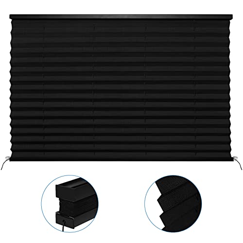 Image of RV Blinds for Camper Window, RV Shades Window Pleated Shades,Camper Blinds for Travel Trailer Motor Coach Motorhome-38 W X 24 inch L
