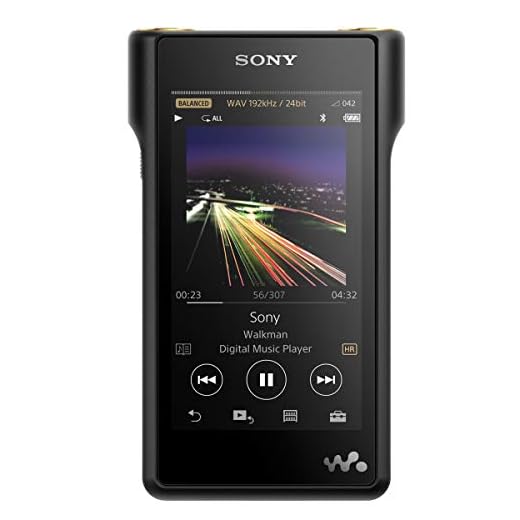 Sony NW-WM1A 128GB Premium Walkman - Digital Music Player with Hi-Res Audio, Black