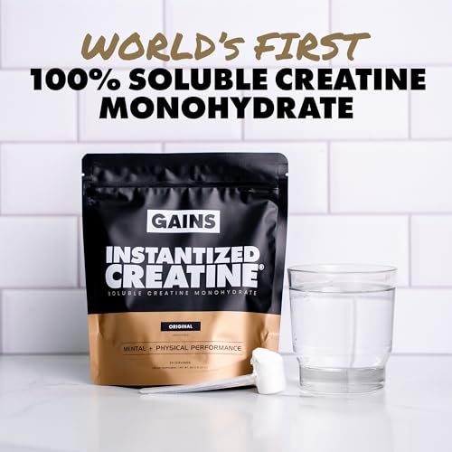 Gains in Bulk Instantized Creatine Monohydrate, Unflavored, 100 Servings - Image 3
