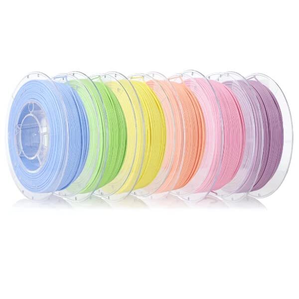 Pastelowy matowy filament PLA 3D, 1,75 mm, zestaw 6 x 350 g, różowy 3D