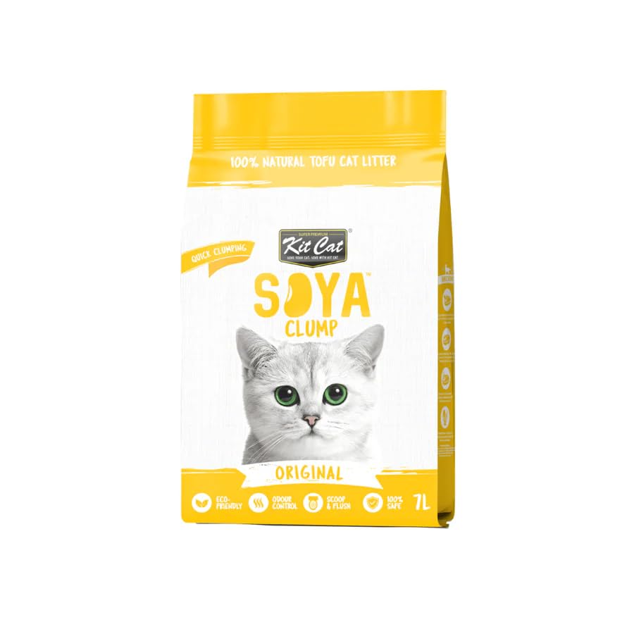 Kit Cat Soya Clump Soybean Litter - Original 7L