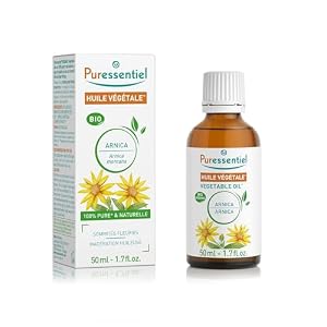 Puressentiel – Huile Végétale Arnica – Biologique – 100% Brute, Pure et Naturelle – Vegan et Cruelty Free – 50 ml