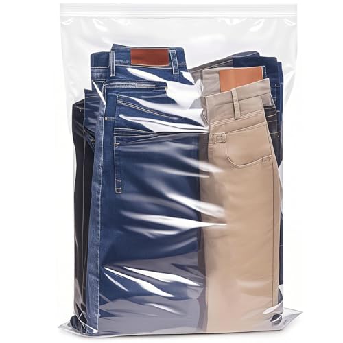 WEGOUP 5 Gallon Extra Large Plastic Storage Bags – 16