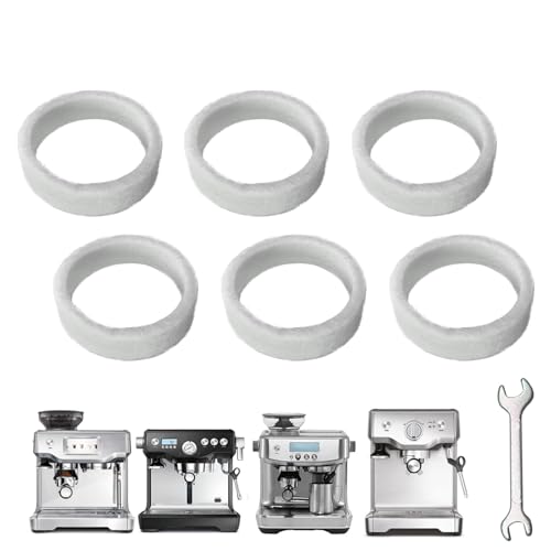 6-Piece Felt Washer Replacement for Breville Espresso Machines