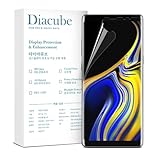 DIACUBE 3-Pack for Samsung Galaxy Note 9 Flexible TPU-EPU Screen Protector [Not Glass] [0.1S Fingerprint Unlock] [Real-Time Self-Healing] HD Clear, Unbreakable, Bubble Free Easy Installation with Alignment Jig