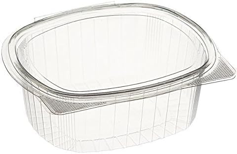 Pack Envases reutilizables para Alimentos Ecologico - Envases de plastico con tapa - Contenedores de Plastico Reutilizables - Poliestireno (100, 1000 ml)