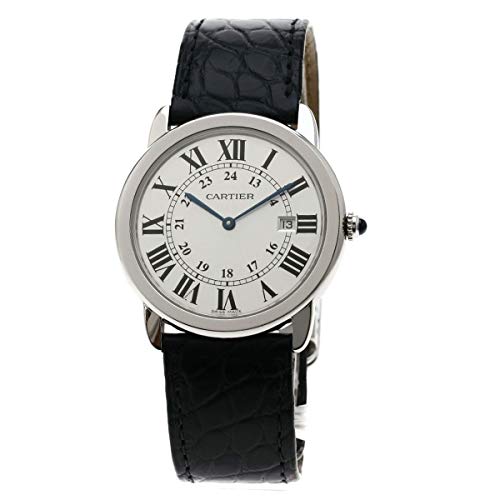 [カルティエ]ロンドソロ LM 腕時計 ステンレススチール/革 メンズ (中古)