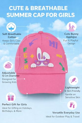 Image of PASSION PETALS Summer Dino Rockstar Baseball Cap for Kids Boys and Girls 2-4Years