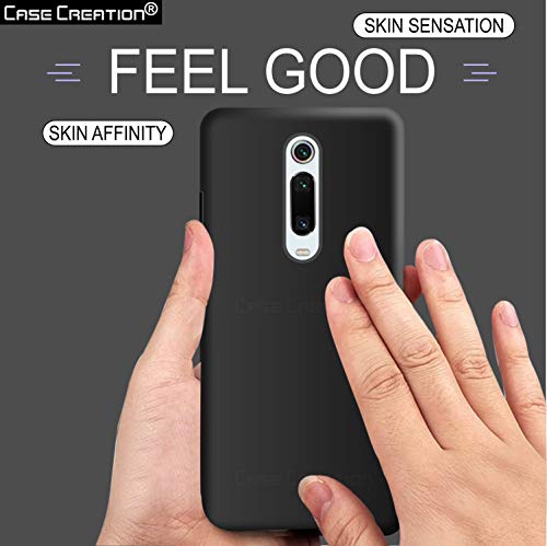 Image of Case Creation Luxurious OG Series for Xiaomi RedmiK20 Case Cover,Anti-Dirty Slim Case Frosted Matte Cute Candy TPU Raised Bezel (Splash of Color) Back Cover for Redmi K20 -Black