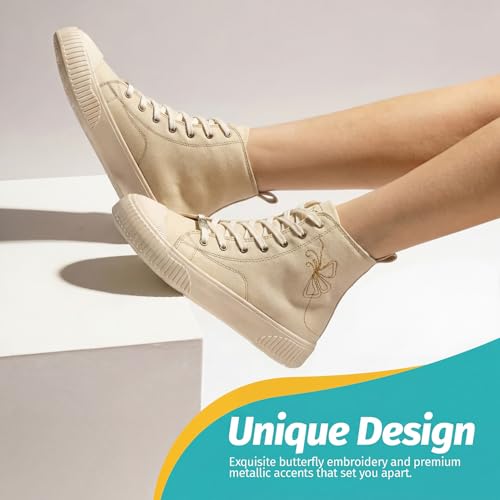 Image of YOHO Canvas CZ Sneakers for Women | Lightweight Casual Shoes | Everyday Comfort, Breathable Fit, Durable Grip Sole, Versatile Slip-On or Lace-Up Style, Trendy