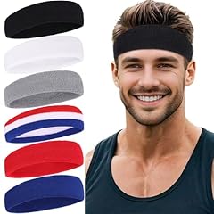 Black, White, Gray, Blue, Red, Red White Blue