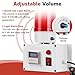 Saladulce Industrial Cycle Timing Siren Alarm 0-110dB Timed Alarm with Flashing Light (AC110V)