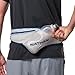 Nathan Peak Running Hydration Waist Pack Belt w/ Speed Draw Flask Water Bottle, 18oz/535 ml Push/Pull Race Cap, Expandable Zippered Stretch Pocket