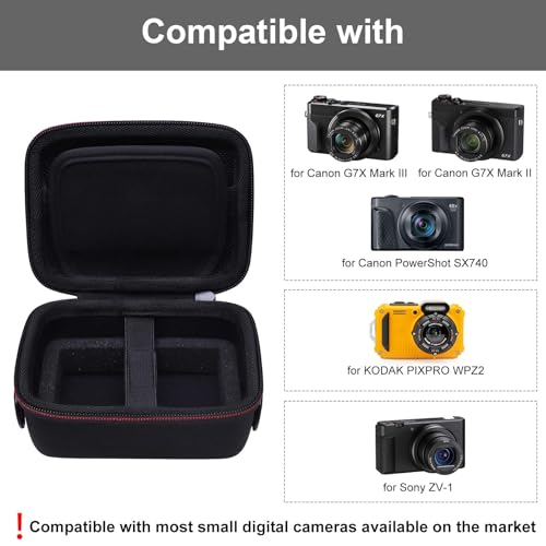Maleta para cámara compatible con Canon, Sony y Kodak miniatura 2