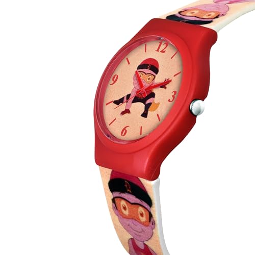 Image of Acnos Character Kid's Happy Colorful Water-Resistant Durable Watch for Boys Kids Boy with Fun Designs Adjustable Strap Positive Messages Watch for Kids