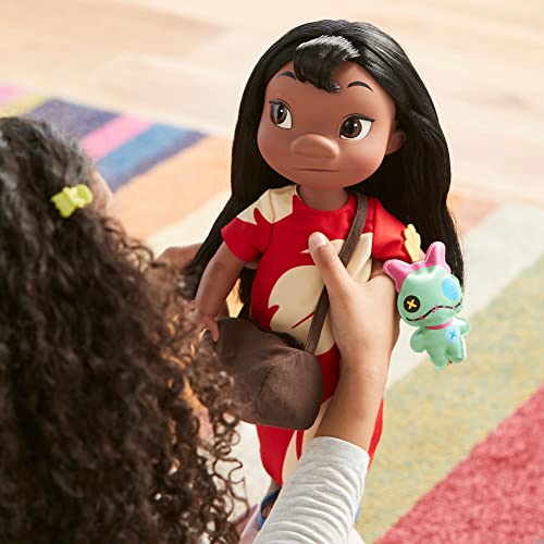 Disney Store Lilo Offizielle Puppe Animators' Collection, Lilo & Stitch, 39 cm, Spielfigur des Inselmädchens im typischen Kleid, Prinzessinenpuppe zum Sammeln, geeignet ab 3 Jahren – Bild 3