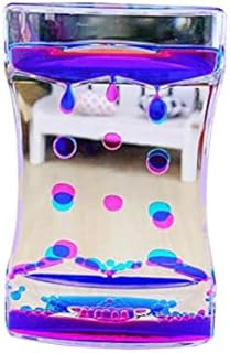 Colorful Liquid Timer Anxiety Relief Toys Liquid Motion Timer Bubble Timer Hourglass Fidget Toys Calming Office Desk Decor for Kids and Adults