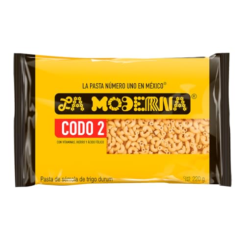 La Moderna Codo 2 - Pasta para Sopa, 220 Gramos, 1 unidad
