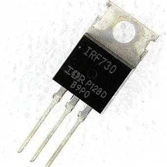 IRF730 N-Channel Power Mosfet Transistor 400V 5.5A (PACK OF 2) IRF 730 Transistor