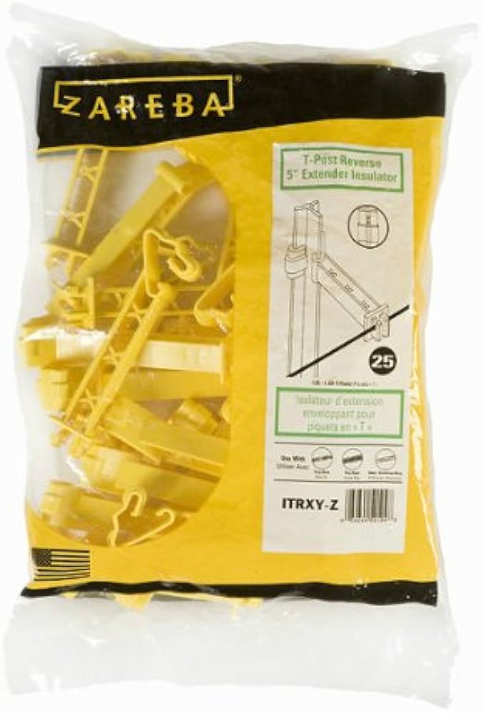 Amazon.co.jp: Zareba ITRXY-Z 5インチ スナップオン逆絶縁体 イエロー