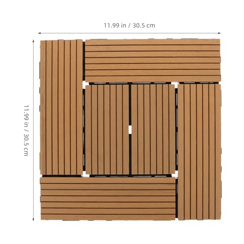 Dalles de terrasse emboîtables résistantes aux intempéries pour balcon et patio