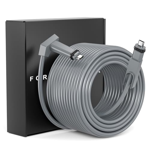 DuHeSin Starlink Cable 150FT / 46M for Starlink Rectangular Satellite V2, Waterproof & Rainproof Starlink Cable Extension for Starlink Standard Actuated Gen 2 DuHeSin Starlink Cable 150FT / 46M for Starlink Rectangular Satellite V2, Waterproof & Rainproof Starlink Cable Extension for Starlink Standard Actuated Gen 2