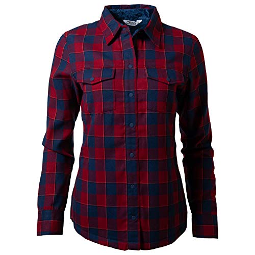 Mountain Khakis Women's Christi Fleece Lined Shirtjac Cranberry Small