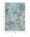 BEIMO Area Rugs 8x10 Machine Washable Area Rug for Bedroom Living Room Dining Room, Large Modern Abstract Soft Rugs, Indoor Low Pile Carpet with Non Slip Rubber Backing, Abstract Blue Green
