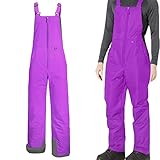 ⇢Professionelle wasserdichte Beschichtung: Unser Schneelatz-Overall verfügt über eine professionelle wasserdichte Beschichtung, während die Reißverschlüsse und Taschen ebenfalls wasserdicht sind. Skifahren, Snowboarden oder Regen, ohne sich Sorgen machen zu müssen, nass zu werden.
