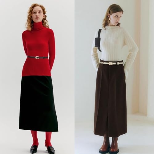 3 Pack Women Skinny Leather Belt Thin Waist Belt with Gold Buckle for Pants Jeans Dresses3