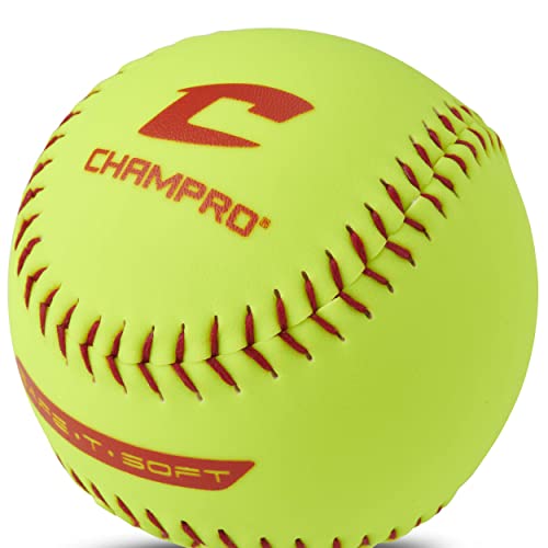 Champro Safe-T-Softball Cover (Optic Yellow, 12-Inch), Pack Of 12 #TOP3