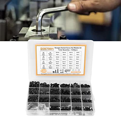 Assortiment de vis et écrous M2-M5 pour atelier maison