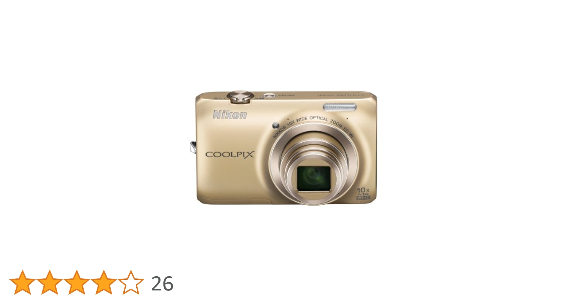 ニコン　ＮＩＫＯＮ　ＣＯＯＬＰＩＸ　Ｓ６３００　電池付 Nikon Coolpix S6300 Digital Camera (Black) 26301 B&H Photo Video
