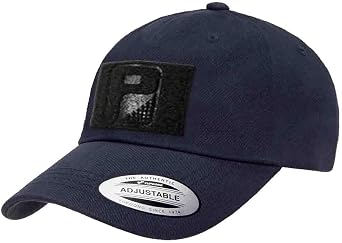 Pull Patch Tactical Hat - Dad Cap Curved Bill with Brass Buckle Closure