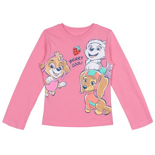 Image of Paw Patrol Girls' 2-Pack Long Sleeve Tees Toddler to Big Kid
