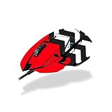 MightySkins Skin Compatible with Logitech G502 Proteus Spectrum Gaming Mouse - Red Chevron | Protective, Durable, and Unique Vinyl wrap Cover | Easy to Apply, Remove | Made in The USA